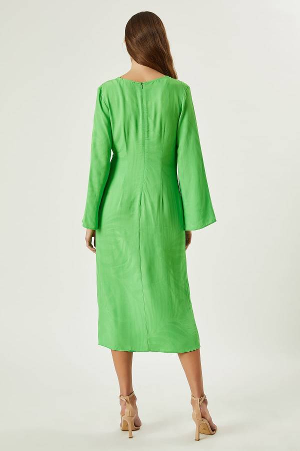 Anvelop viskon ipek elbise