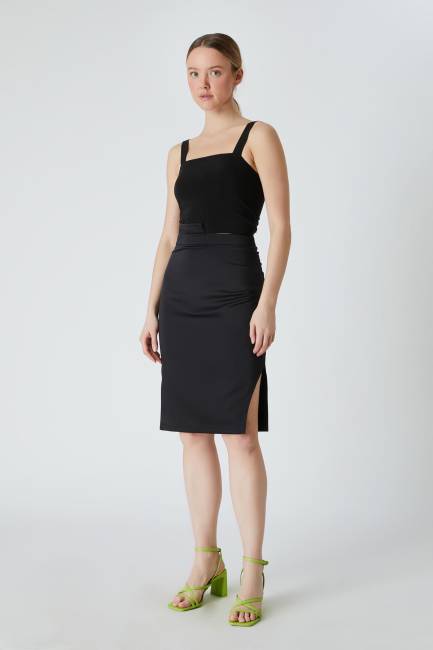 Fever - Asimetrik kemerli etek