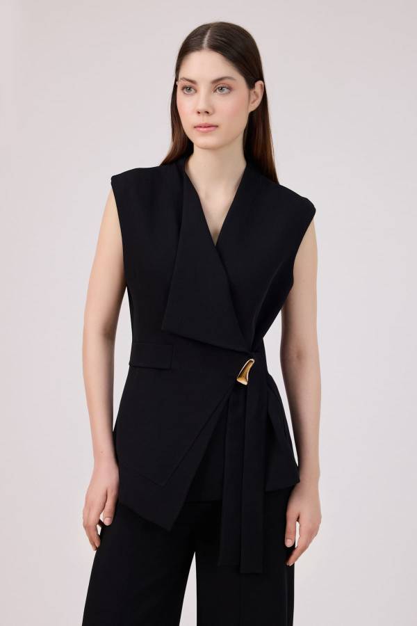 Fever - Asimetrik yakalı yelek (1)