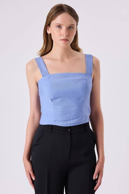 Fever - Askılı crop top bluz
