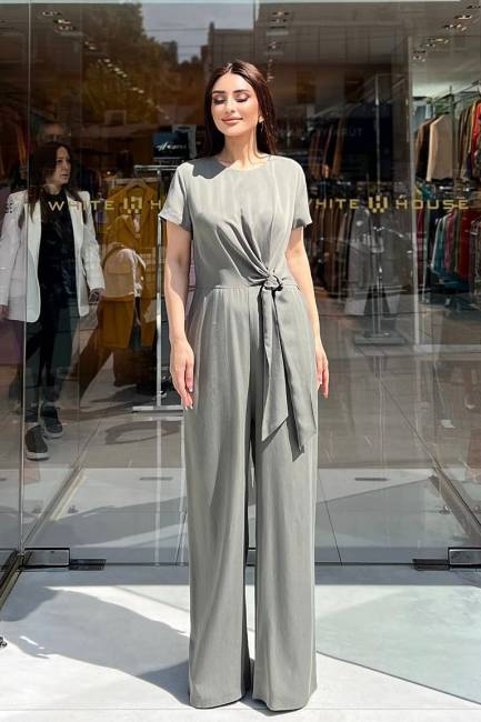 Fever - Bağcık detaylı tencel tulum (1)