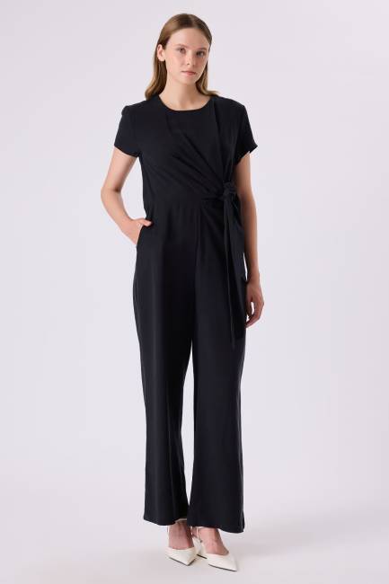 Fever - Bağcık detaylı tencel tulum