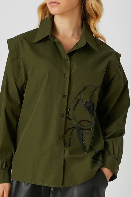 Fever - Baskılı poplin gömlek