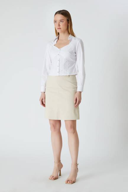 Fever - Beyaz poplin gömlek (1)