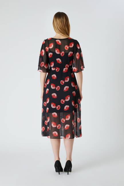 Fever - Çicek desenli şifon elbise (1)