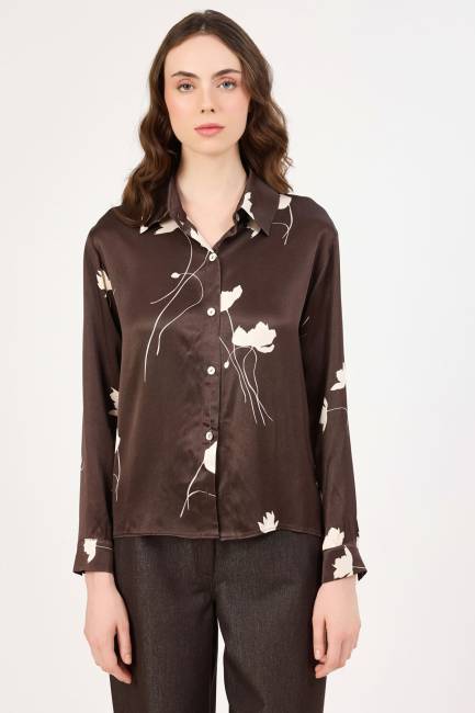 Fever - Çicek desenli şık gömlek Fever - Çicek desenli şık gömlek