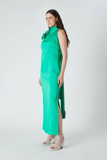 Fever - Çicekli boyundan bağlamalı elbise (1)