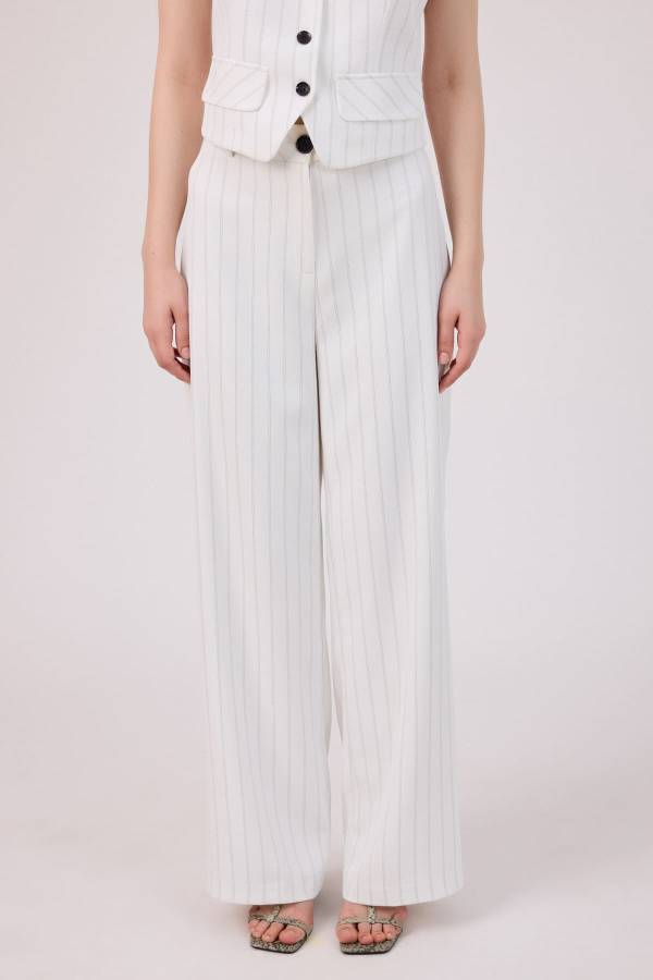 Fever - Çizgili dökümlü pantolon (1)