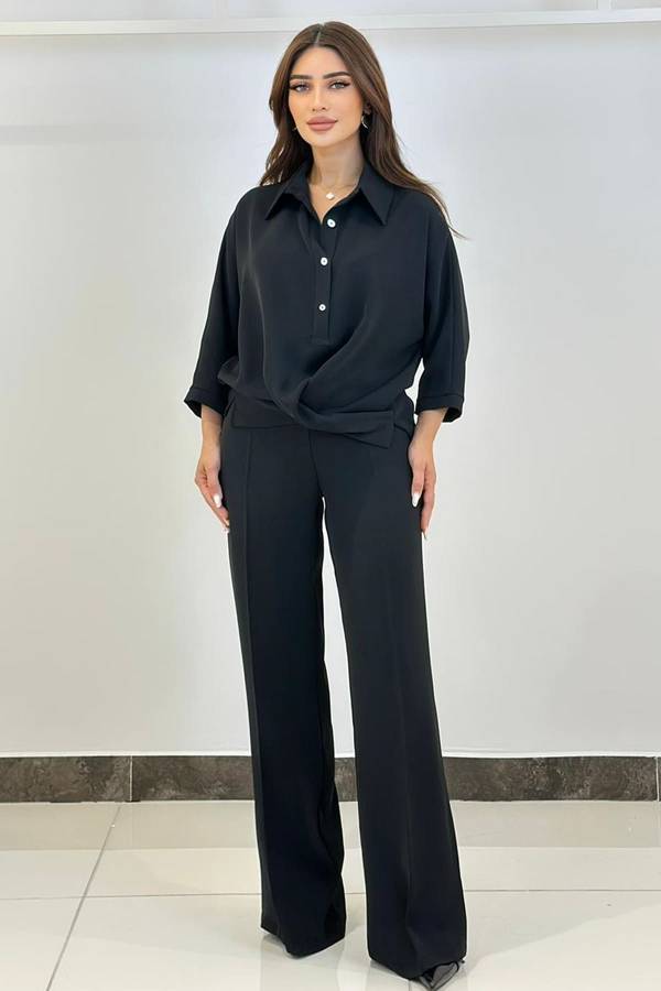 Düğüm detaylı gömlek