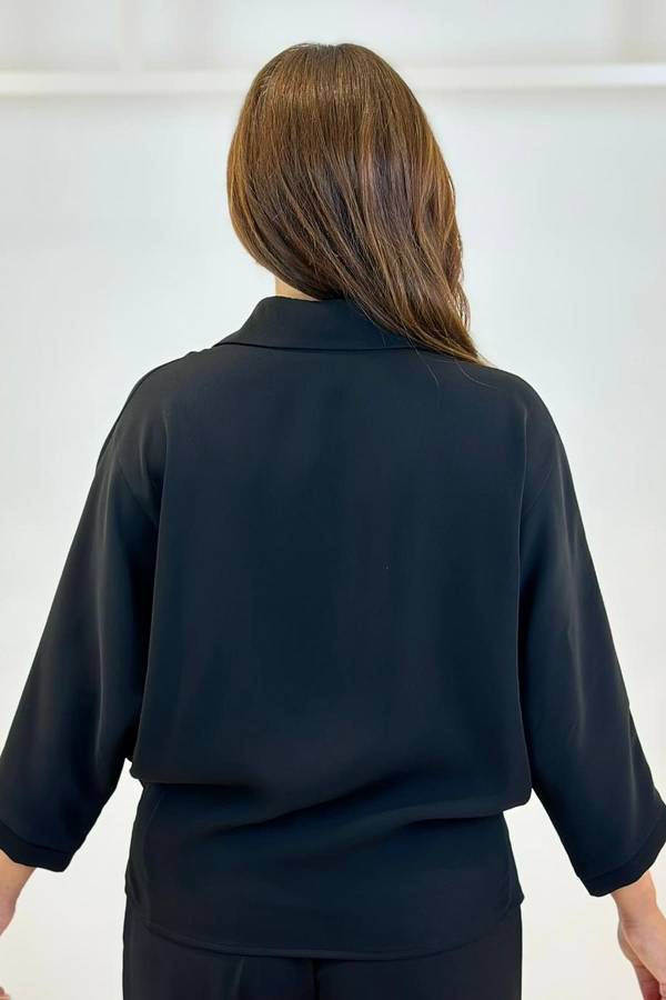 Düğüm detaylı gömlek