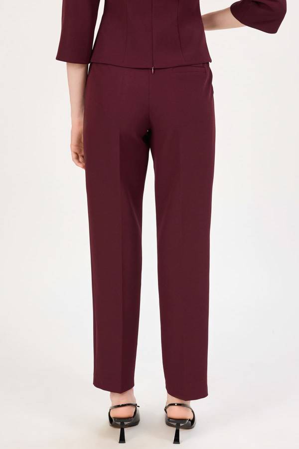 Düz kesim likralı klasik pantolon Düz kesim likralı klasik pantolon