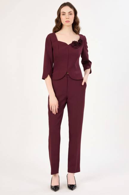 Fever - Düz kesim likralı klasik pantolon Fever - Düz kesim likralı klasik pantolon