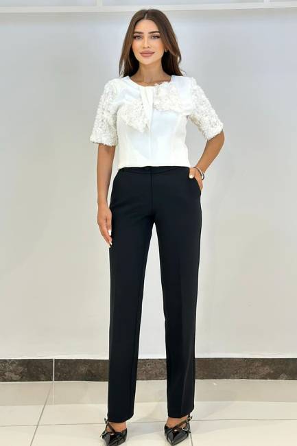 Fever - Düz kesim likralı klasik pantolon