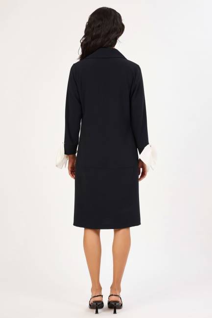 Fever - Fiyonk detaylı krep elbise (1)