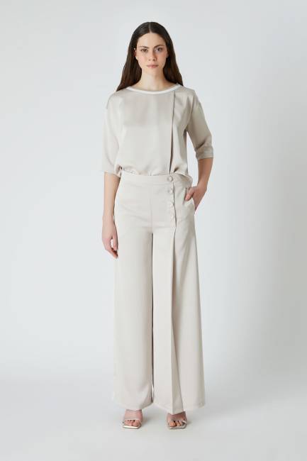 Fever - Geniş paça dökümlü pantolon (1)