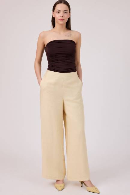 Fever - Geniş paça tencel pantolon