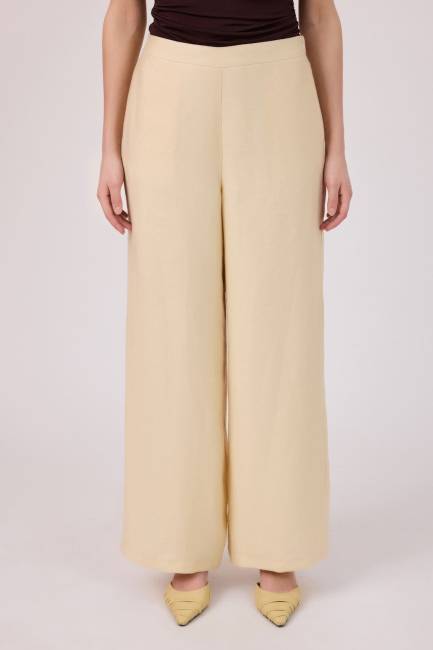 Fever - Geniş paça tencel pantolon (1)