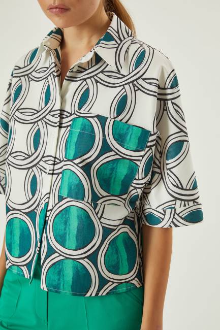 Fever - Grafik desenli gömlek (1)