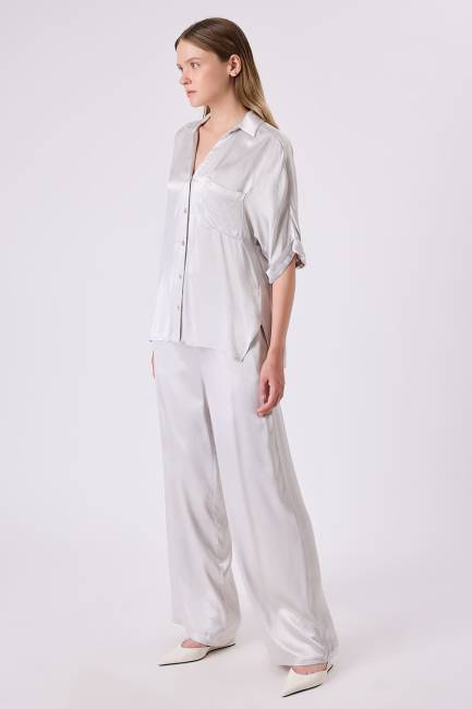 Fever - Gümüş floş gömlek (1)