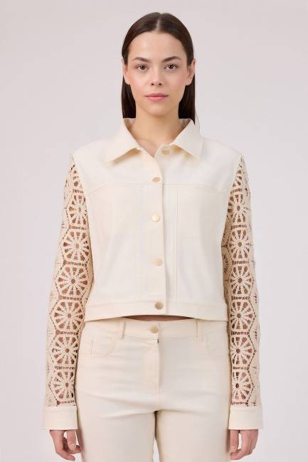 Fever - Güpür detaylı kısa ceket