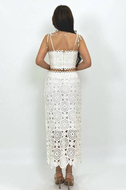 Fever - Güpürlü dizaltı etek (1)