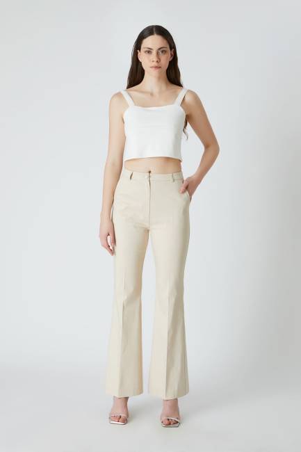 İspanyol paça pantolon - Thumbnail