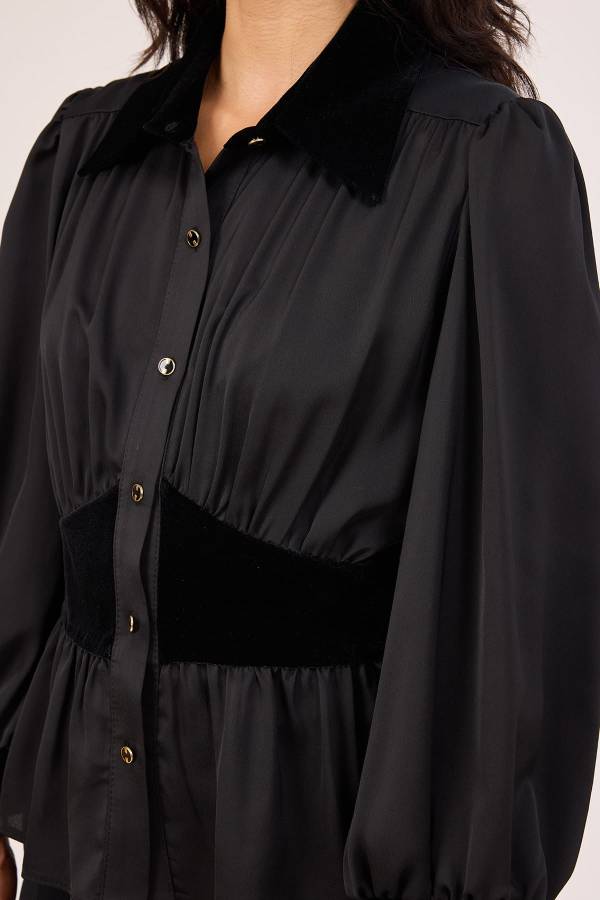 Fever - Krep saten gömlek (1)