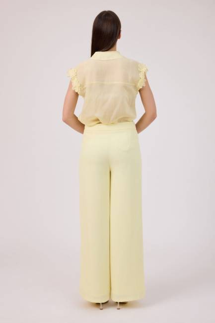 Kup dikişli pantolon - Thumbnail