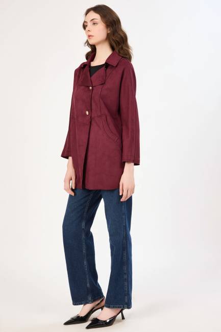 Likralı süet kap - Thumbnail