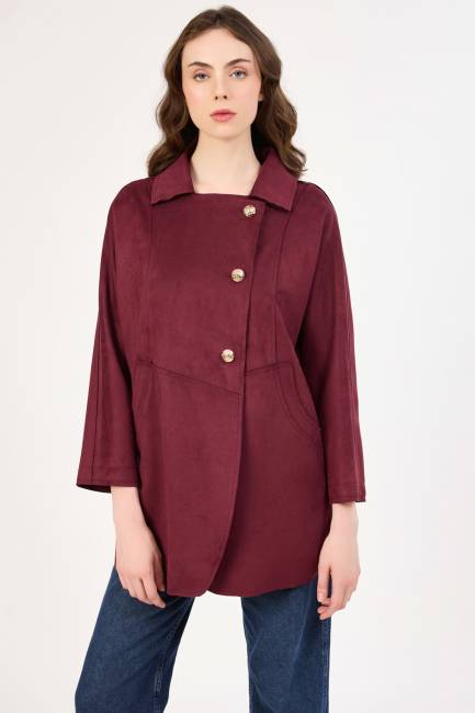 Fever - Likralı süet kap