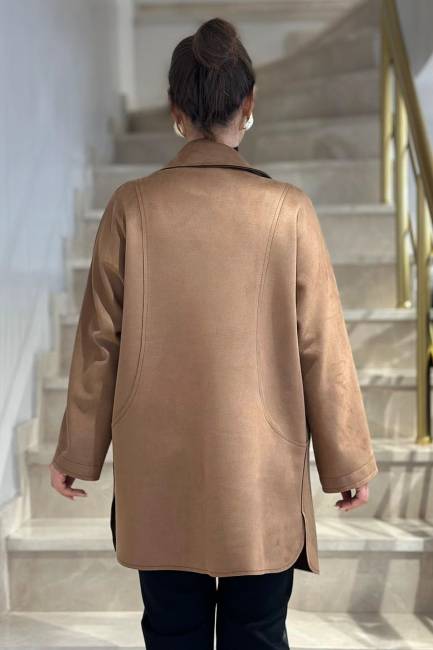 Likralı süet kap - Thumbnail