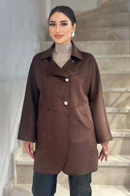 Likralı süet kap - Thumbnail