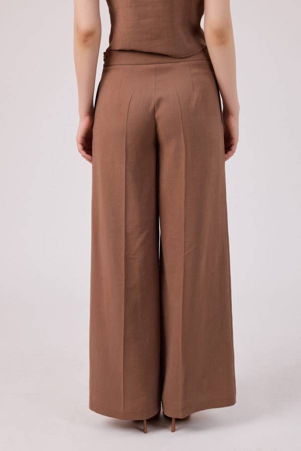 Lyocell geniş paça pantolon