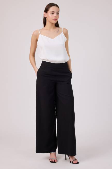 Fever - Lyocell geniş paça pantolon (1)