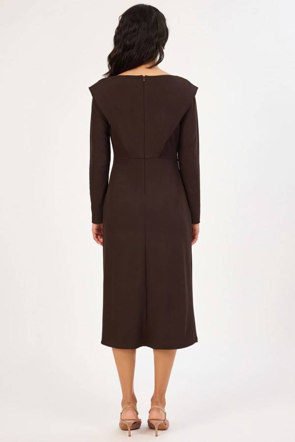 Metal tokalı likralı örme elbise Metal tokalı likralı örme elbise