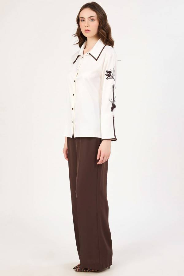 Fever - Nakışlı saten gömlek (1)