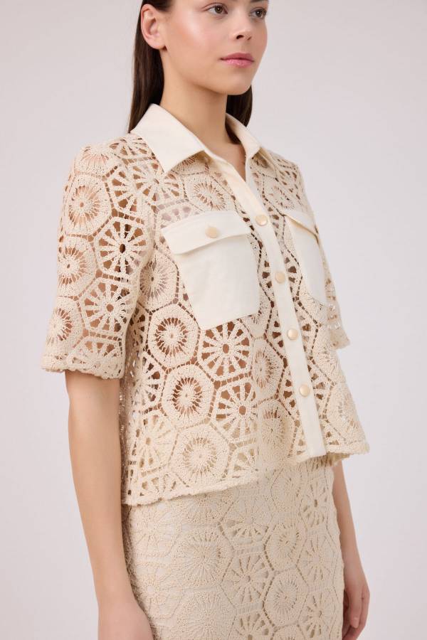 Fever - Pamuk dantel gömlek (1)