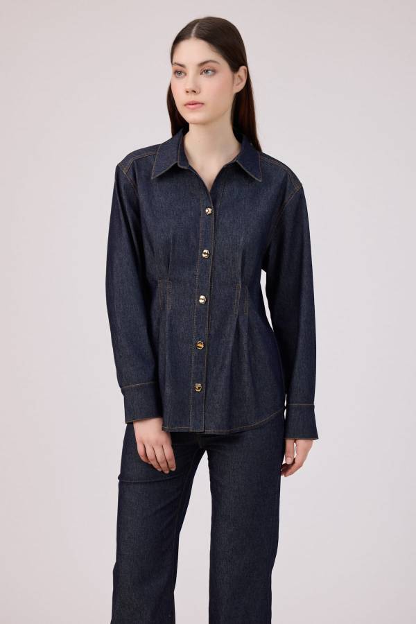 Fever - Pensli denim gömlek