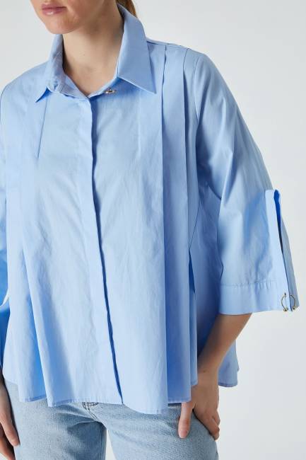 Fever - Pileli poplin gömlek (1)