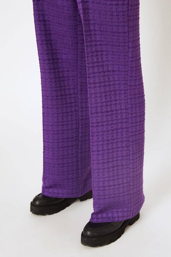 Plili tüvid pantolon