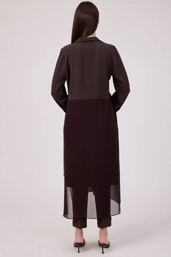 Fever - Şifon kumaş mixli uzun tunik (1)