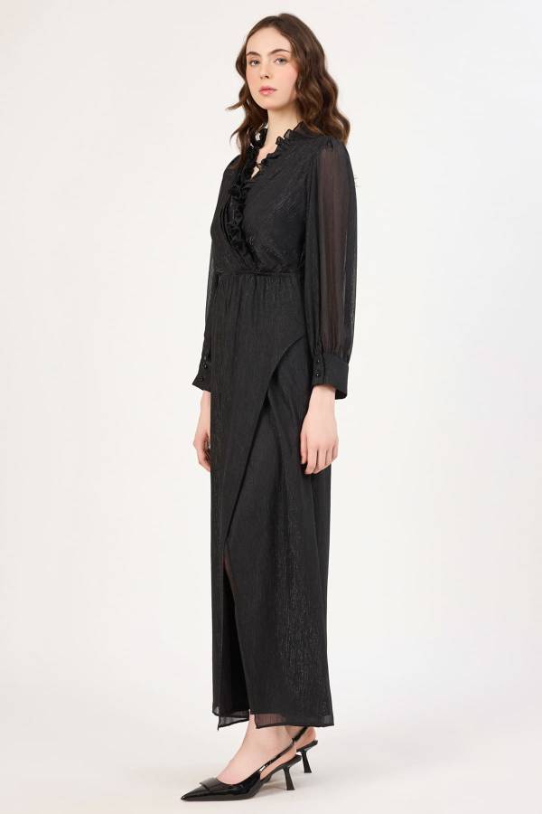 Fever - Sim iplikli şifon elbise