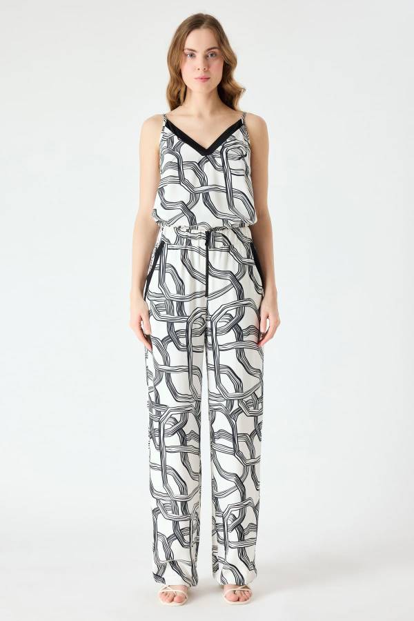 Slim fit kapri pantolon 