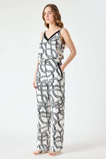Slim fit kapri pantolon - Thumbnail