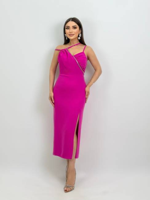 Fever - Taş detaylı abiye elbise