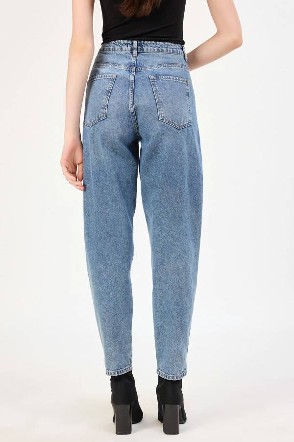 Fever - Taşlı normal bel jean pantolon (1)