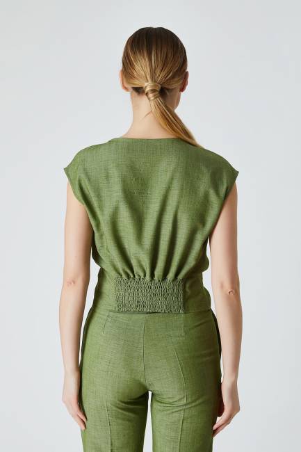 Fever - Trok detaylı bluz (1)