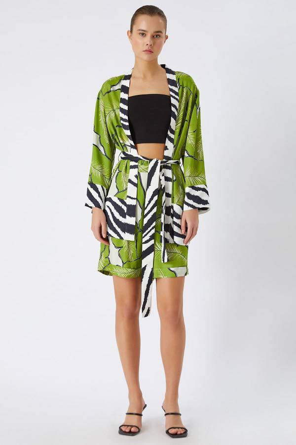 Fever - Tropik desenli tunik