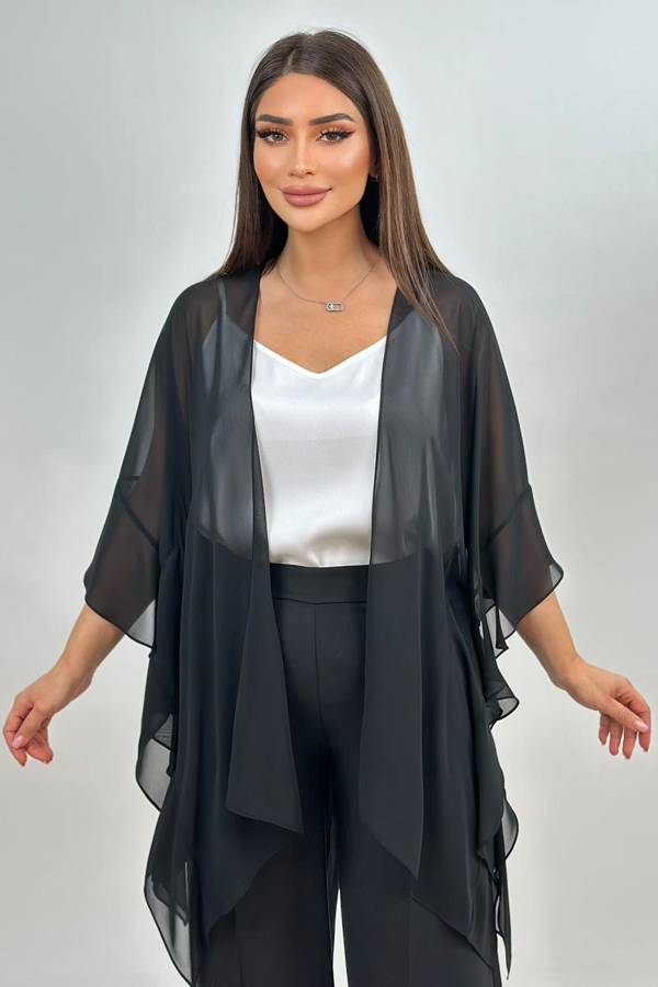 Volan detaylı bağlamalı tunik