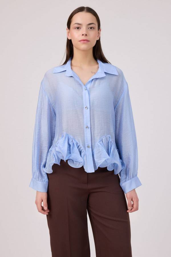 Fever - Volan detaylı tencel gömlek (1)